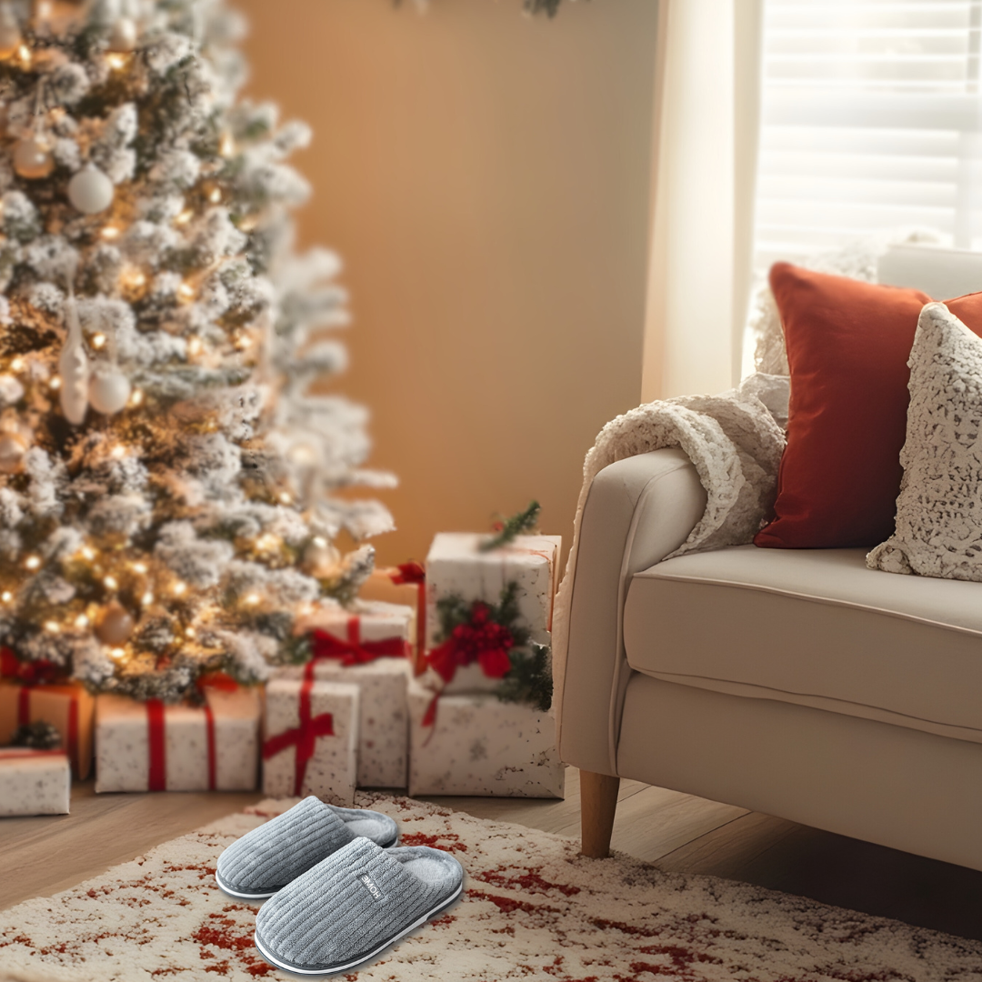 Hearthside Haven Slippers— Warm & Simple Cotton Indoor Footwear