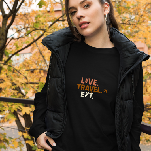 Love. Travel. Eat. – Long Sleeve Tee