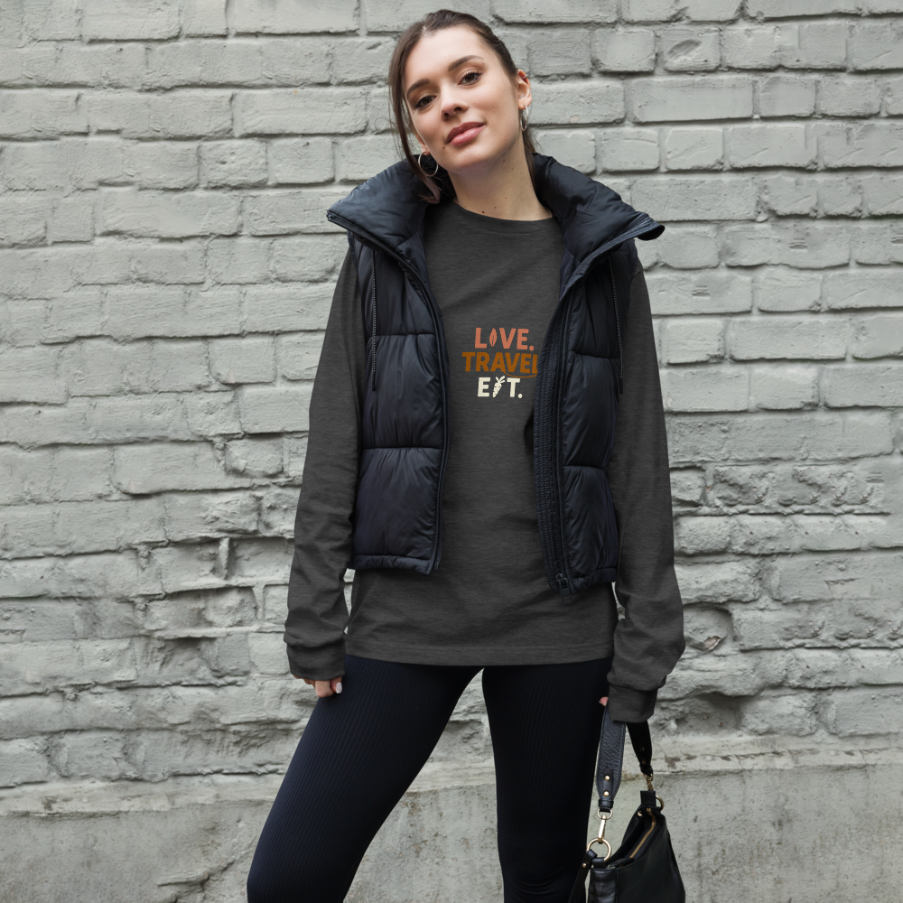 Love. Travel. Eat. – Long Sleeve Tee