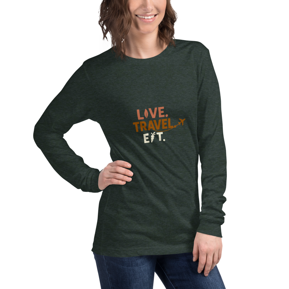 Love. Travel. Eat. – Long Sleeve Tee