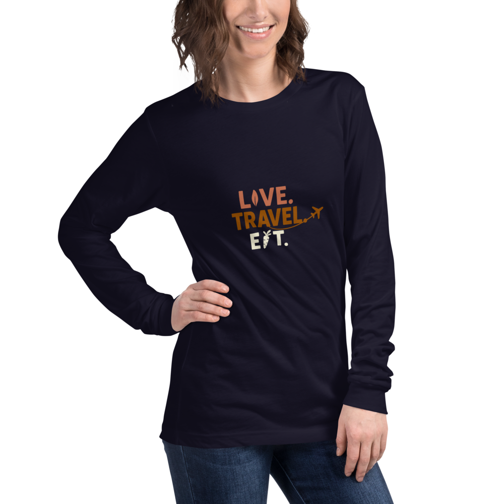 Love. Travel. Eat. – Long Sleeve Tee