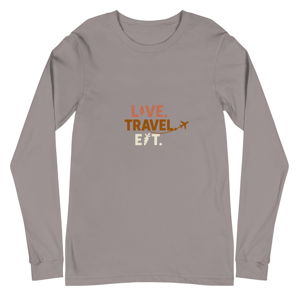 Love. Travel. Eat. – Long Sleeve Tee